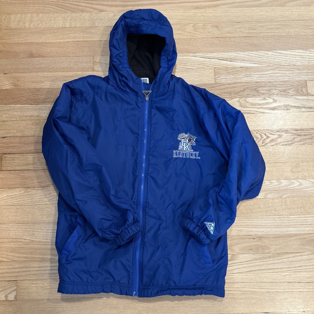 Vintage Kentucky Wildcats Hooded Jacket Youth XL Genuine Stuff